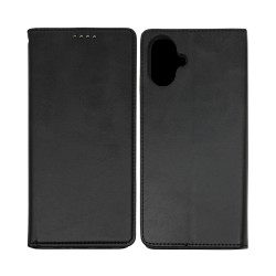 Capa de Couro com Bolso Interno para Samsung Galaxy A07 Preto
